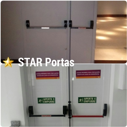 Barra Antipânico PUSH Dupla
